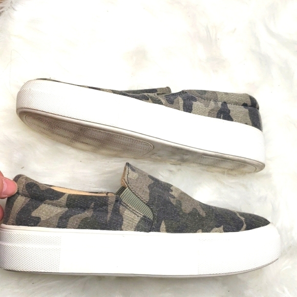 SODA Hike Flat Slip On Double Layer Foam Padded CAMO sneakers 5.5 - Picture 5 of 7